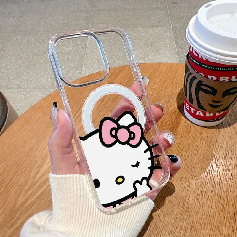 Hello Kitty Cute Cartoon With Magsafe Phone Case