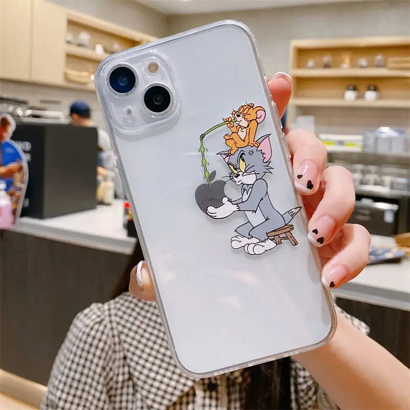 Tom And Jerry Jumping Cartoon Phone Case