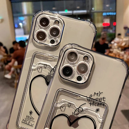 Card Holder Clear Phone Case
