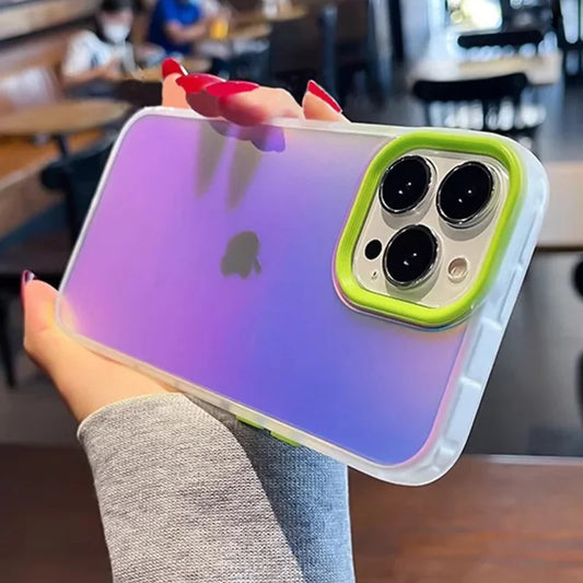 Matte Gradient Laser Phone Case