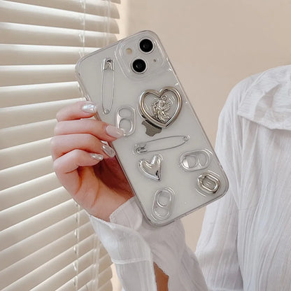 Cute 3D Love Heart Phone Case