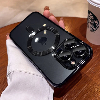 Plating Soft TPU Full Lens Protect Phone Case