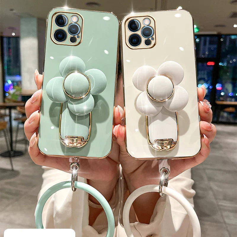 Rotatable Windmill Bracket Phone Case