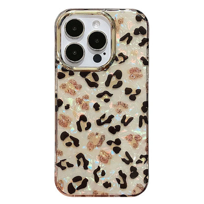Leopard Print Glitter Phone Case
