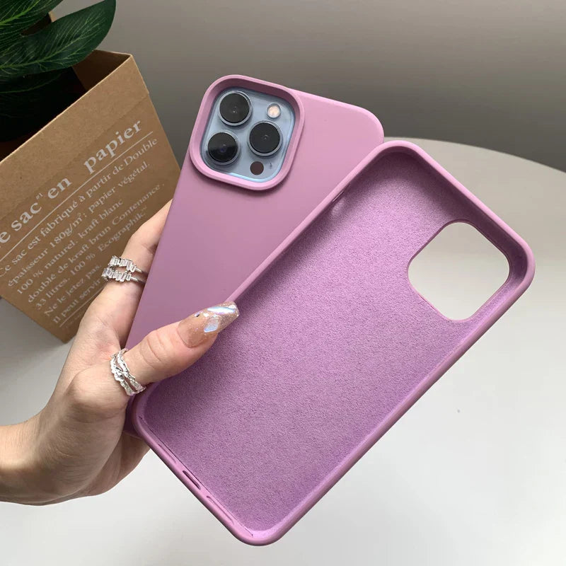 Simple and Luxurious Silicone Phone Case
