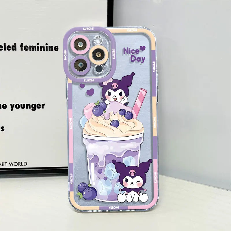 Cinnamoroll K-Kuromi Drinks Phone Case