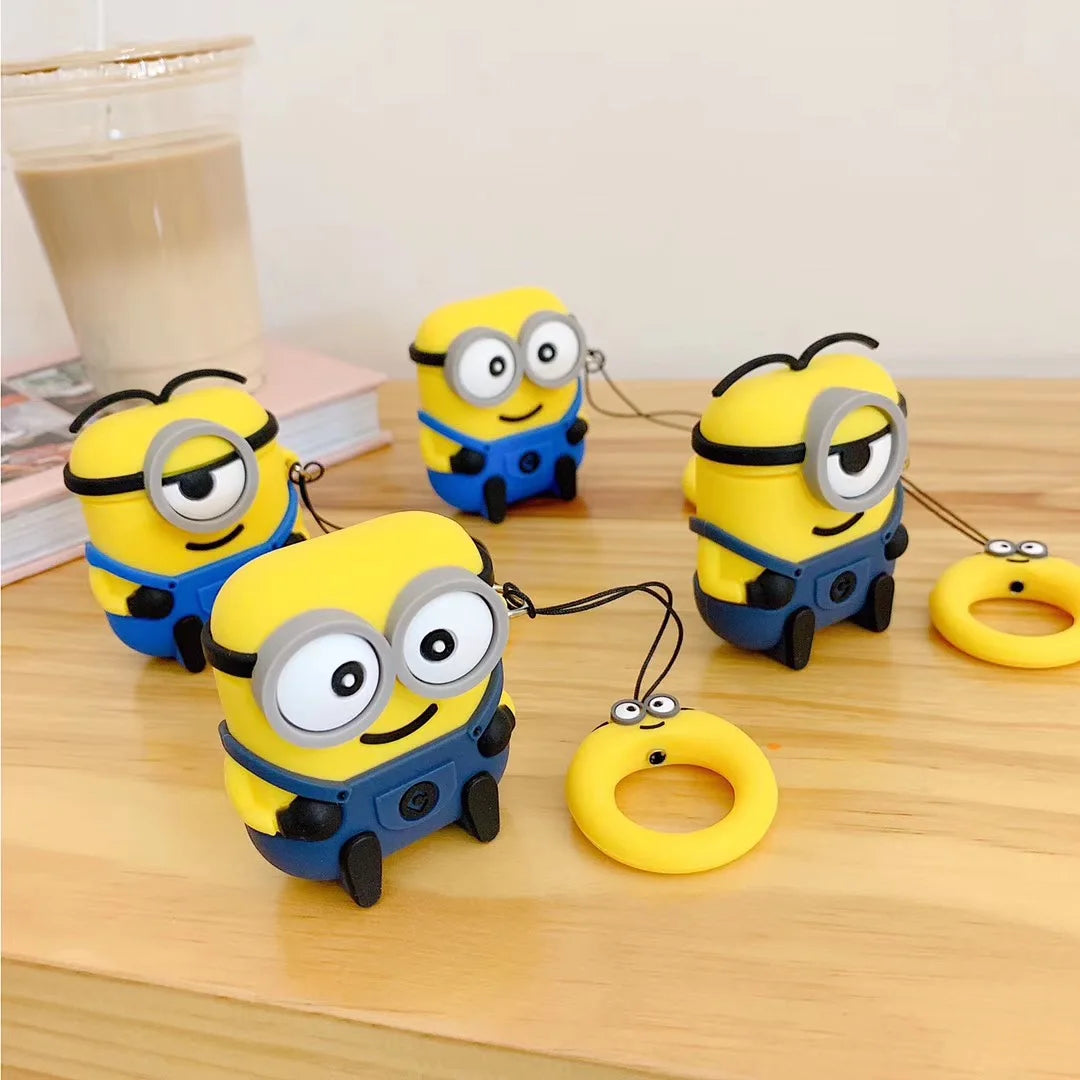 Cute Cartoon Silicone Earphone Airpod Case