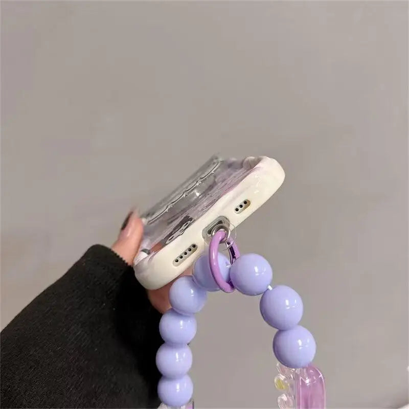 Kuromi Hello Kitty Bracket Bracelet Phone Case