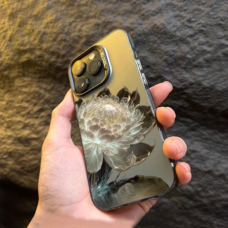 Lotus Flower Anti-Drop Armour Phone Case