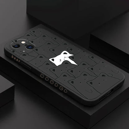 Graffiti Bear Silicone Phone Case