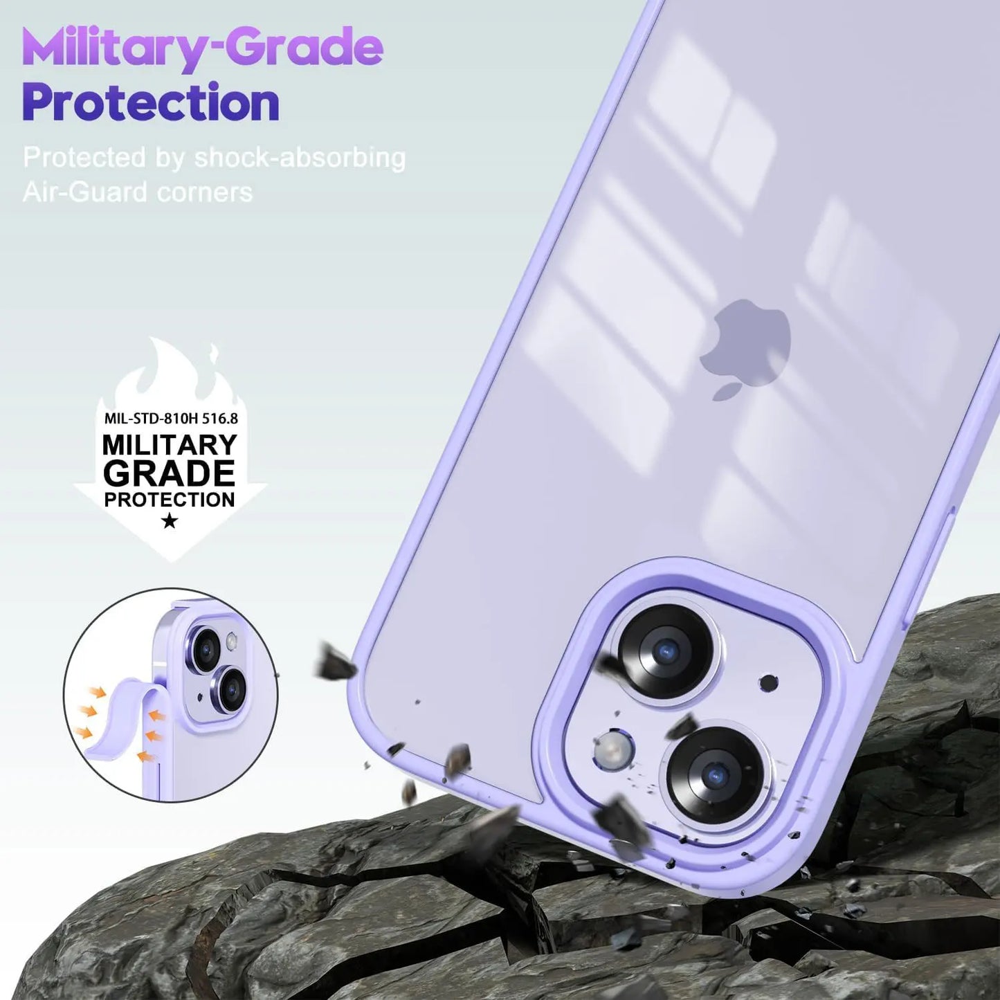 Luxury Soft Transparent Shockproof Bumper Phone Case for iPhone