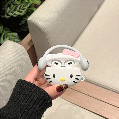 Cute 3D Anime Bluetooth Earphone Airpod Case