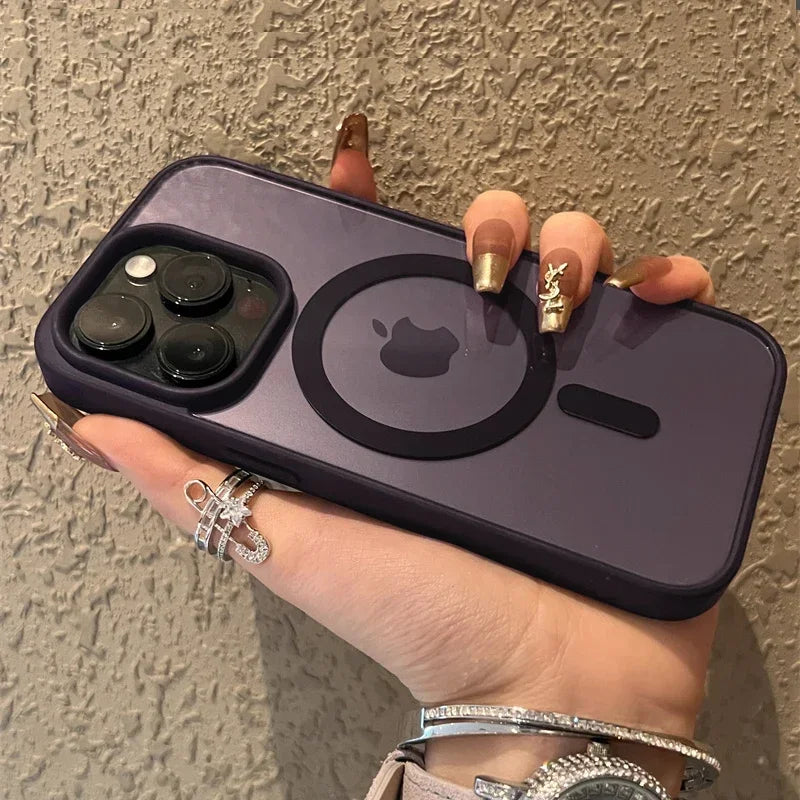 Shockproof Acrylic Magnetic Clear Phone Case 16