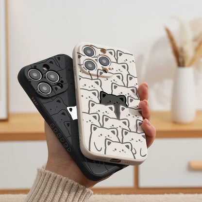 Graffiti Bear Silicone Phone Case