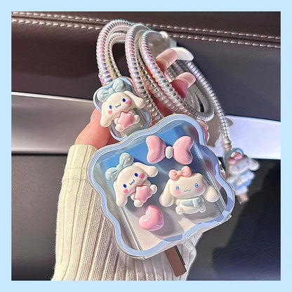 Cartoon Protective Soft TPU Charger Cable IPhone