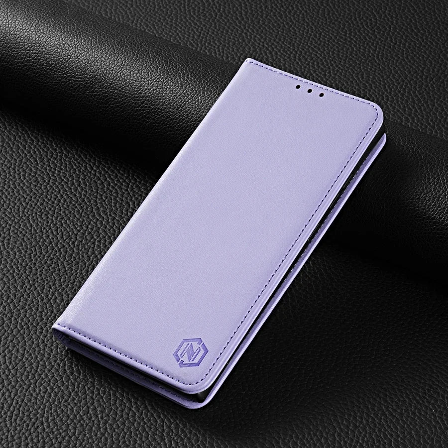 Wallet Magnetic Card Slot Flip Leather Case for Samsung Galaxy