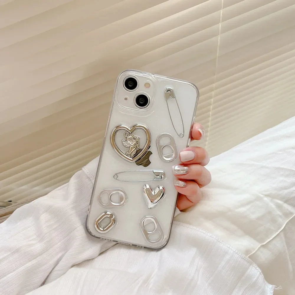 Cute 3D Love Heart Phone Case