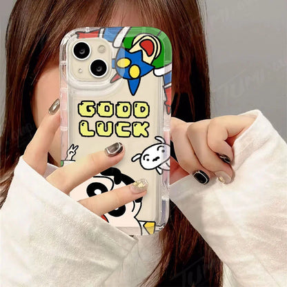 S-ShinChan Clear Phone Case