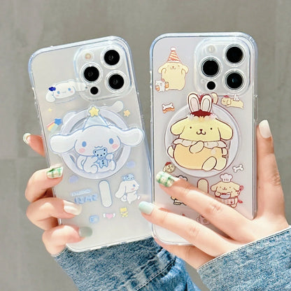 Cute Cartoon Cinnamoroll PomPomPurin Phone Case