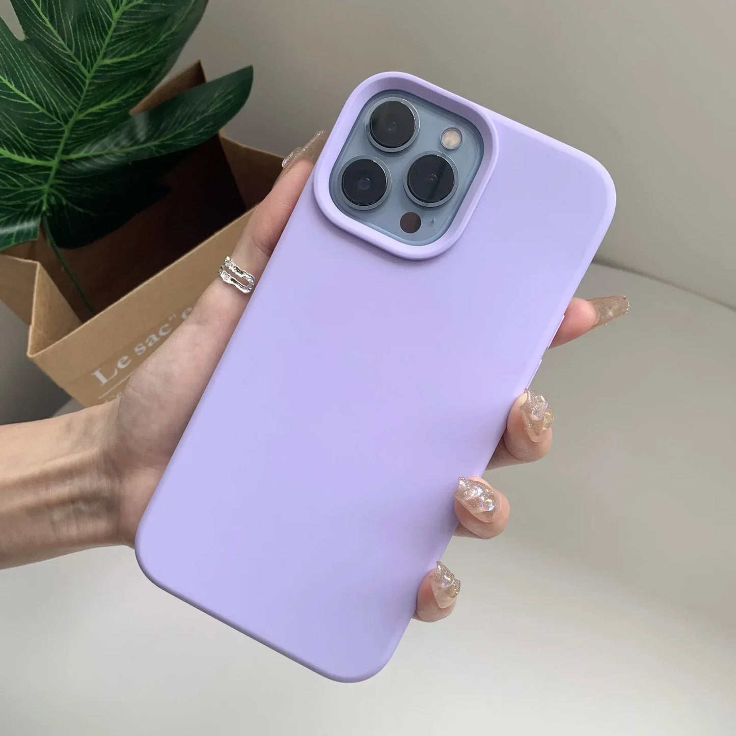 Simple and Luxurious Silicone Phone Case