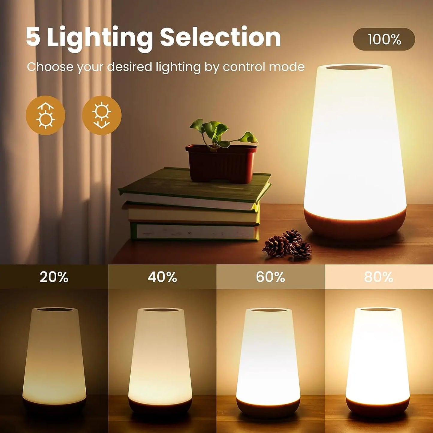 Table Lamp Bedside Lamp For Bedroom 13 Color