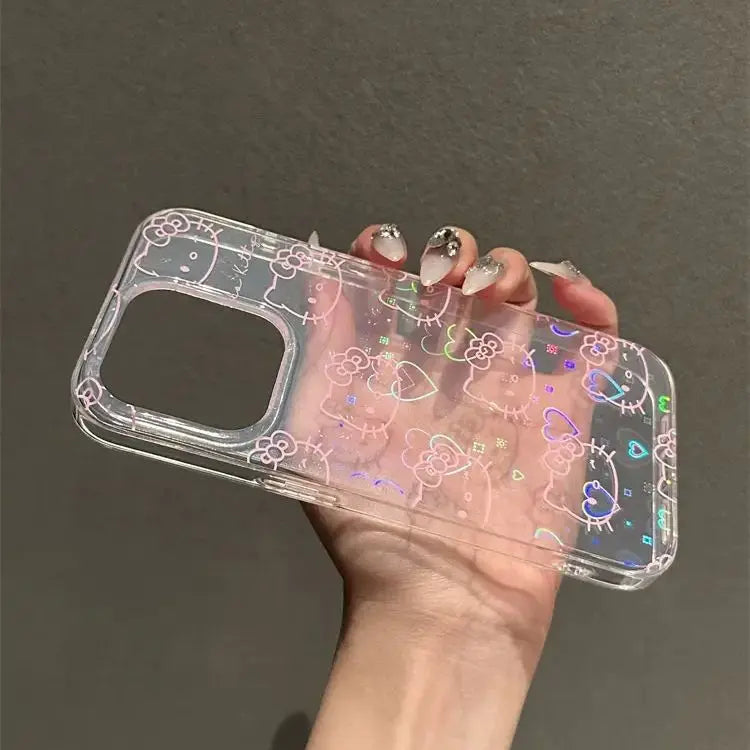 Sanrio Hello Kitty Full Screen KT Shining Phone Case