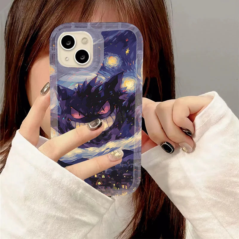 Oil Painting Pokemon Phone Case
