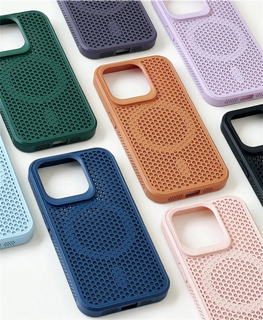 Matte Heat Dissipation Hole Phone Case 16
