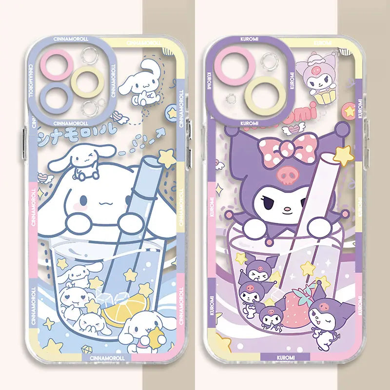 Cinnamoroll K-Kuromi Drinks Phone Case