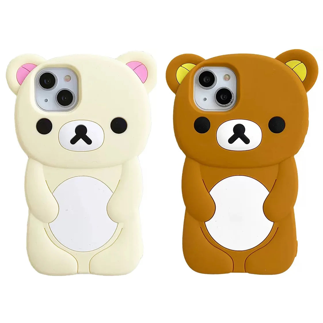 Rilakkuma Bear Silicone Soft Cover Phone Case