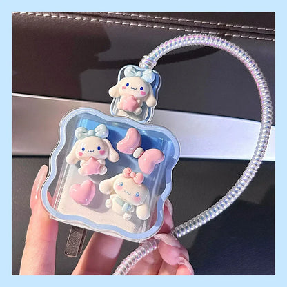 Cartoon Protective Soft TPU Charger Cable IPhone