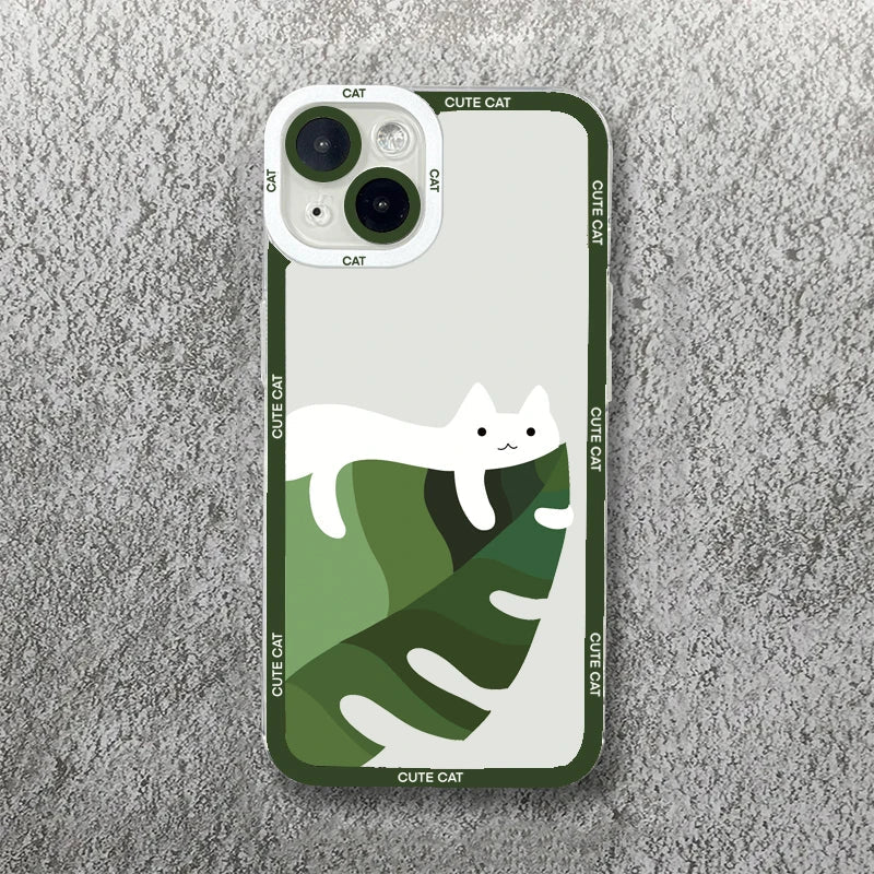 Cute Cartoon Cat Phone Case