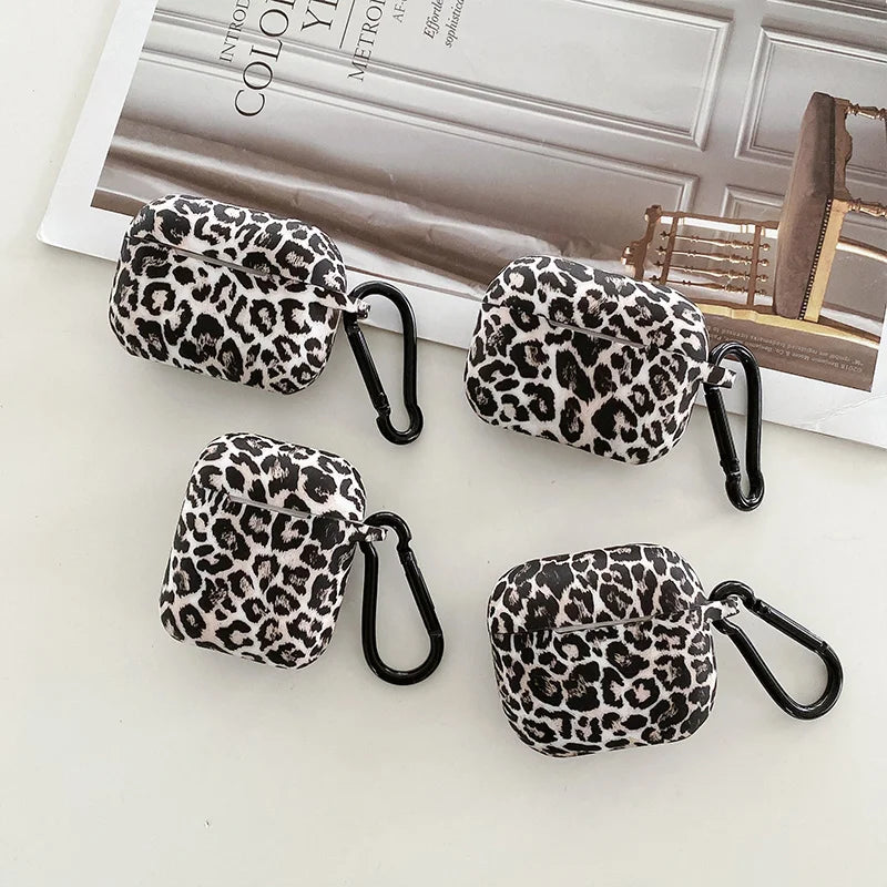 Leopard Print Earphone Airpod Case