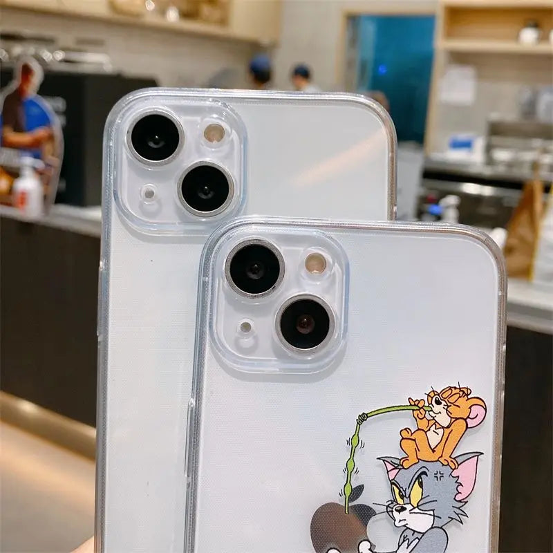 Tom And Jerry Jumping Cartoon Phone Case