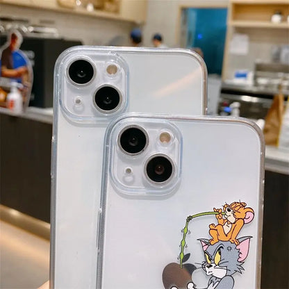 Tom And Jerry Jumping Cartoon Phone Case