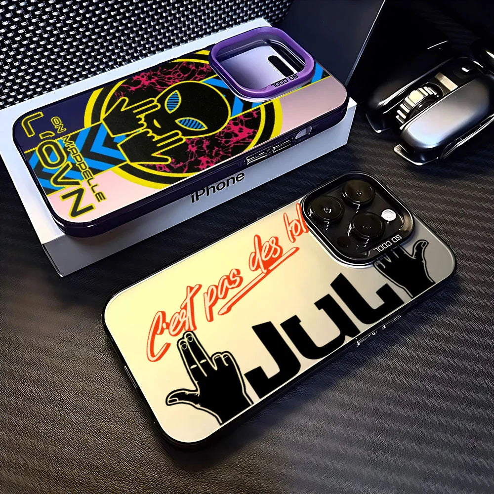 Rapper JuL C'est Pas Des Lol Phone Case