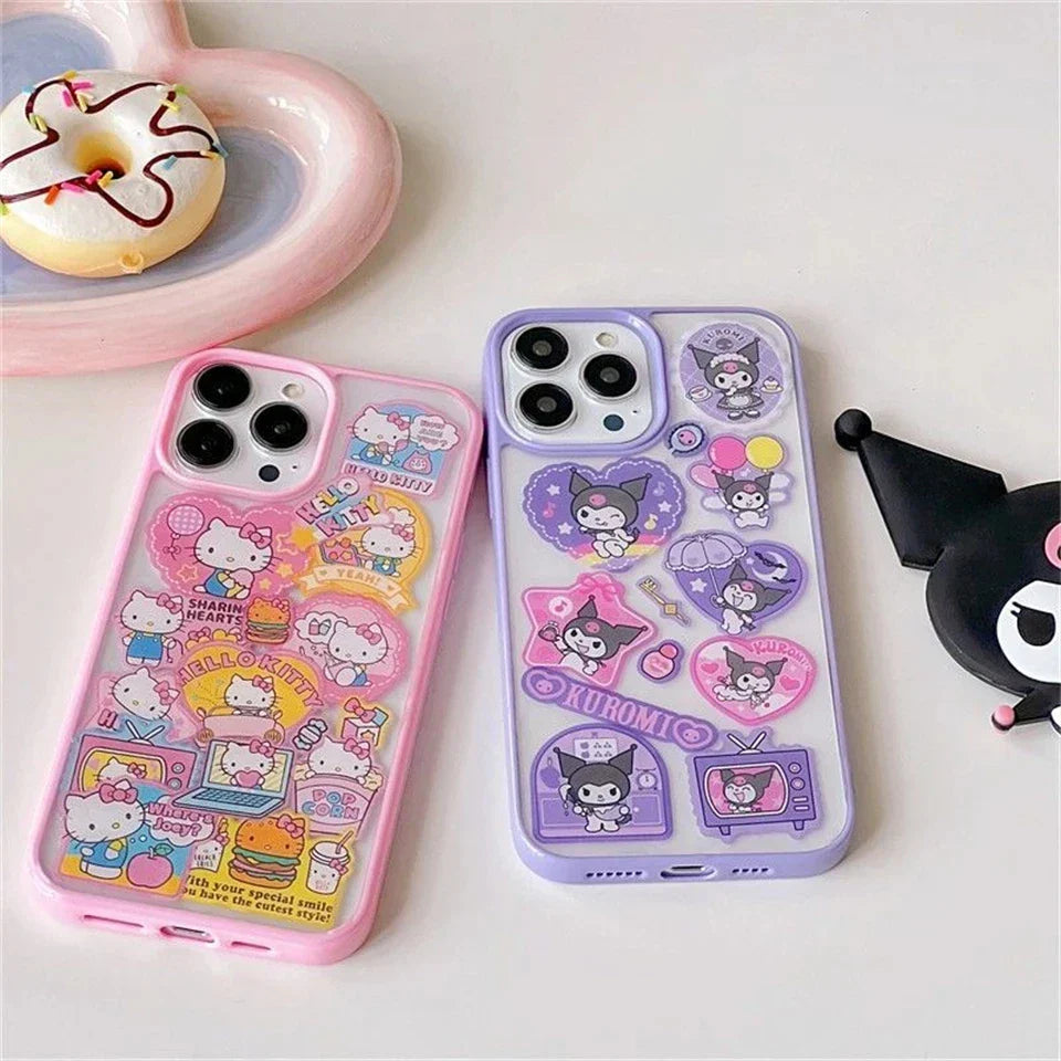 Sanrio Hello Kitty Kuromi Cartoon Phone Case