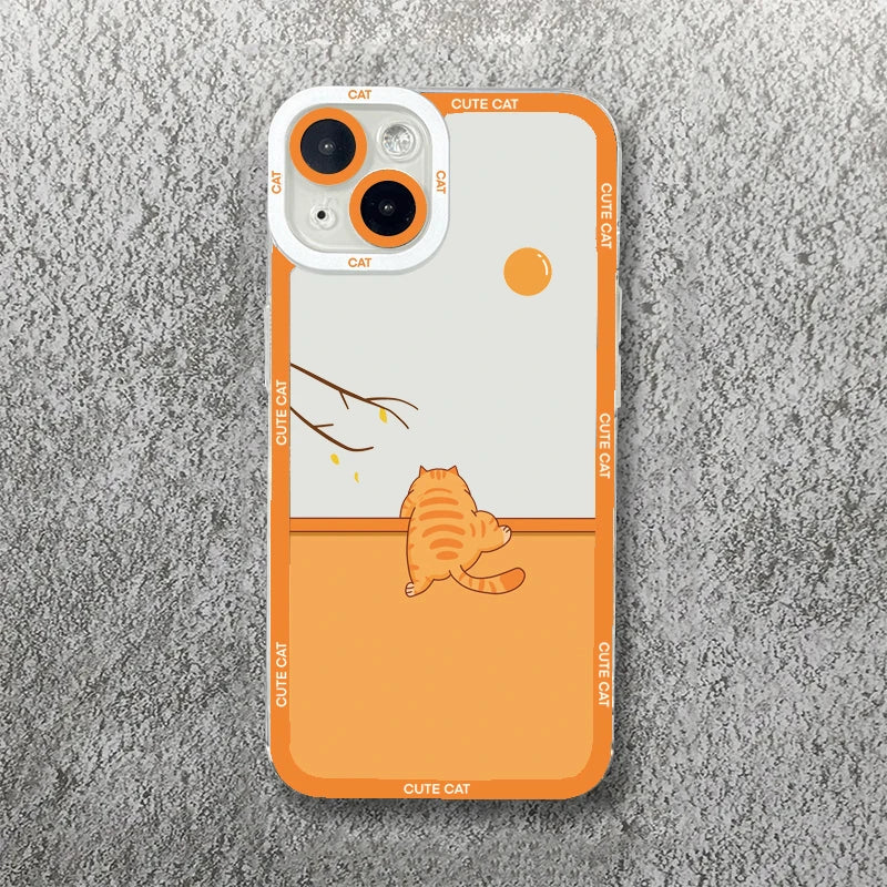 Cute Cartoon Cat Phone Case