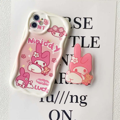 Kuromi Hello Kitty Bracket Bracelet Phone Case