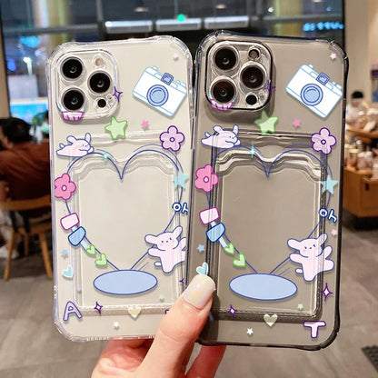 Card Holder Clear Phone Case