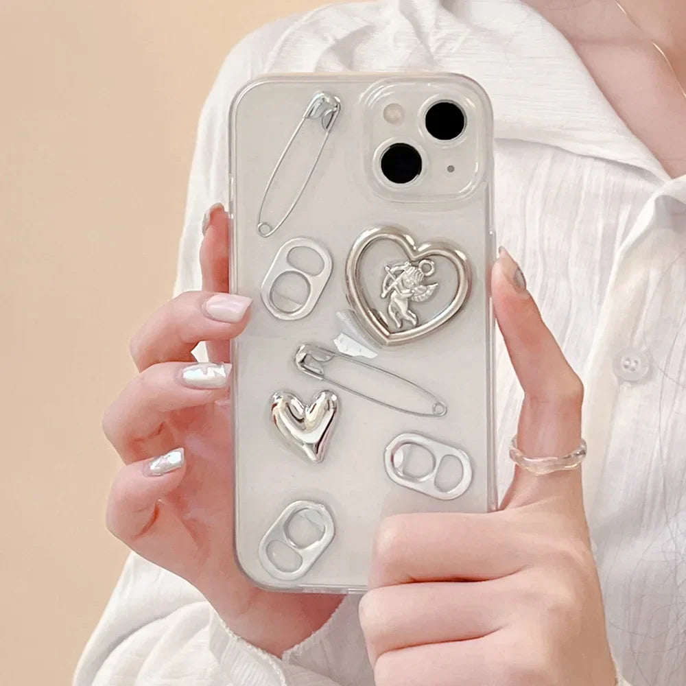 Cute 3D Love Heart Phone Case