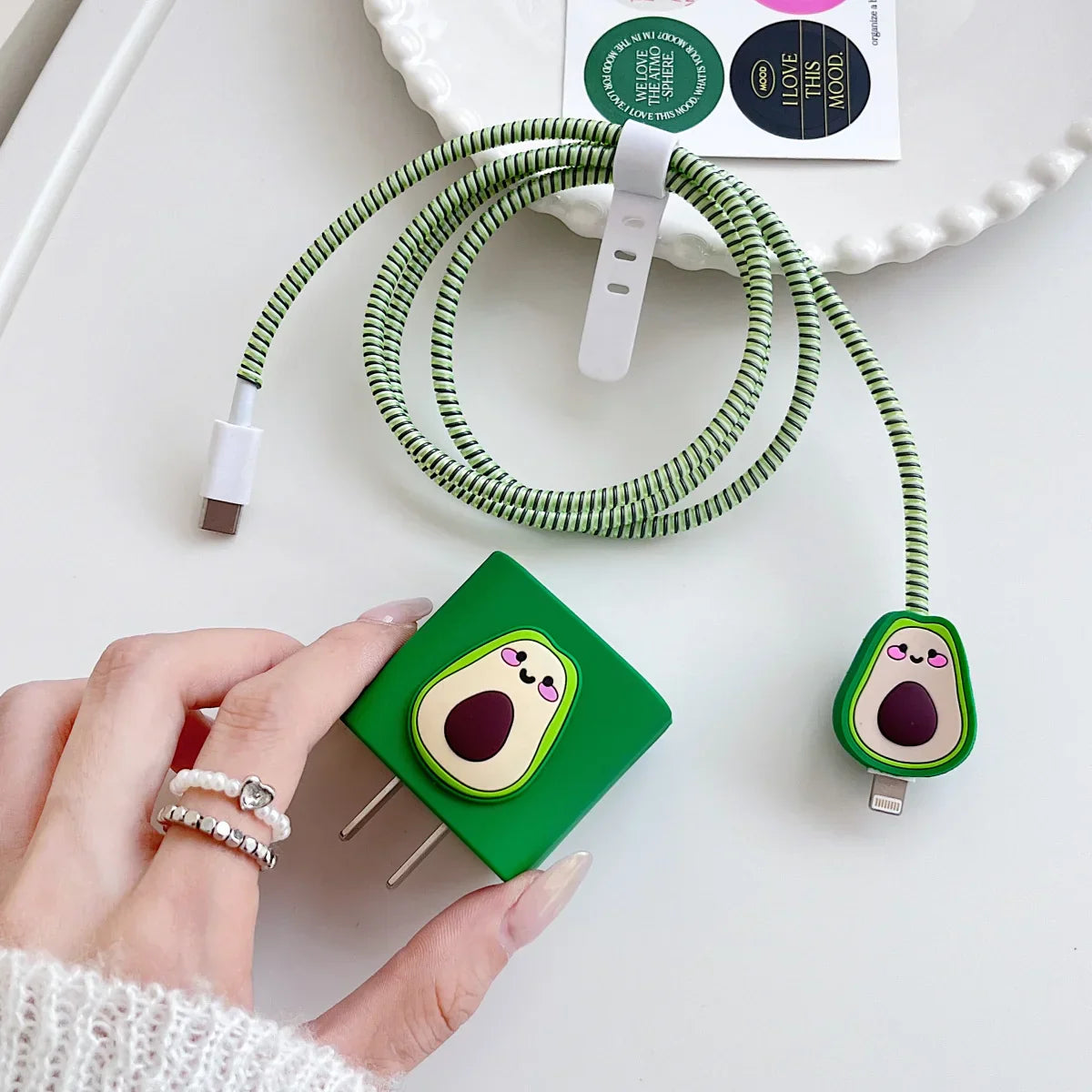 Strawberry Pineapple Avocado 3D Charger IPhone