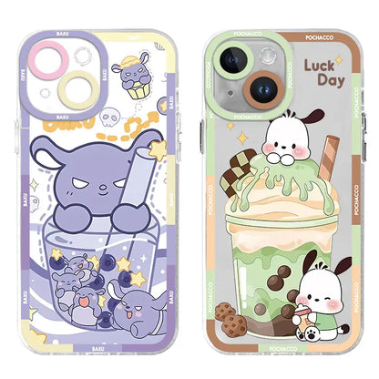 Cinnamoroll K-Kuromi Drinks Phone Case