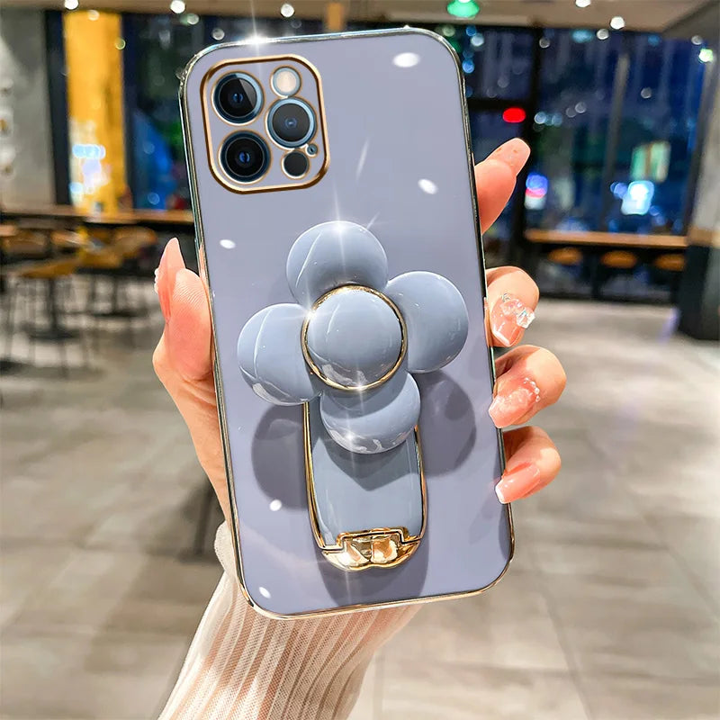 Rotatable Windmill Bracket Phone Case