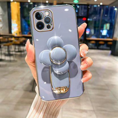 Rotatable Windmill Bracket Phone Case