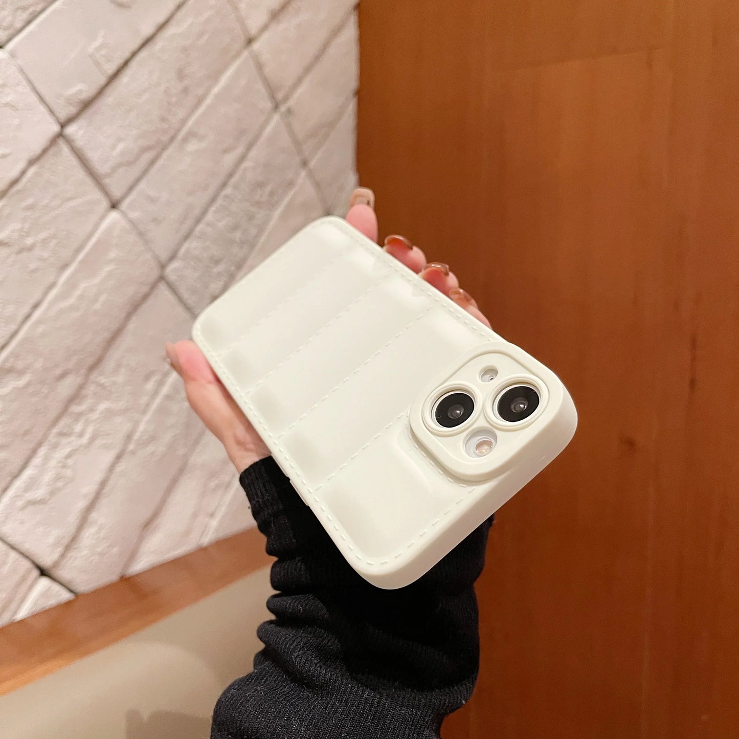 Modern Style Puffy Phone Case