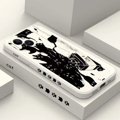 Cute Cartoon Cat Soft Phone Case