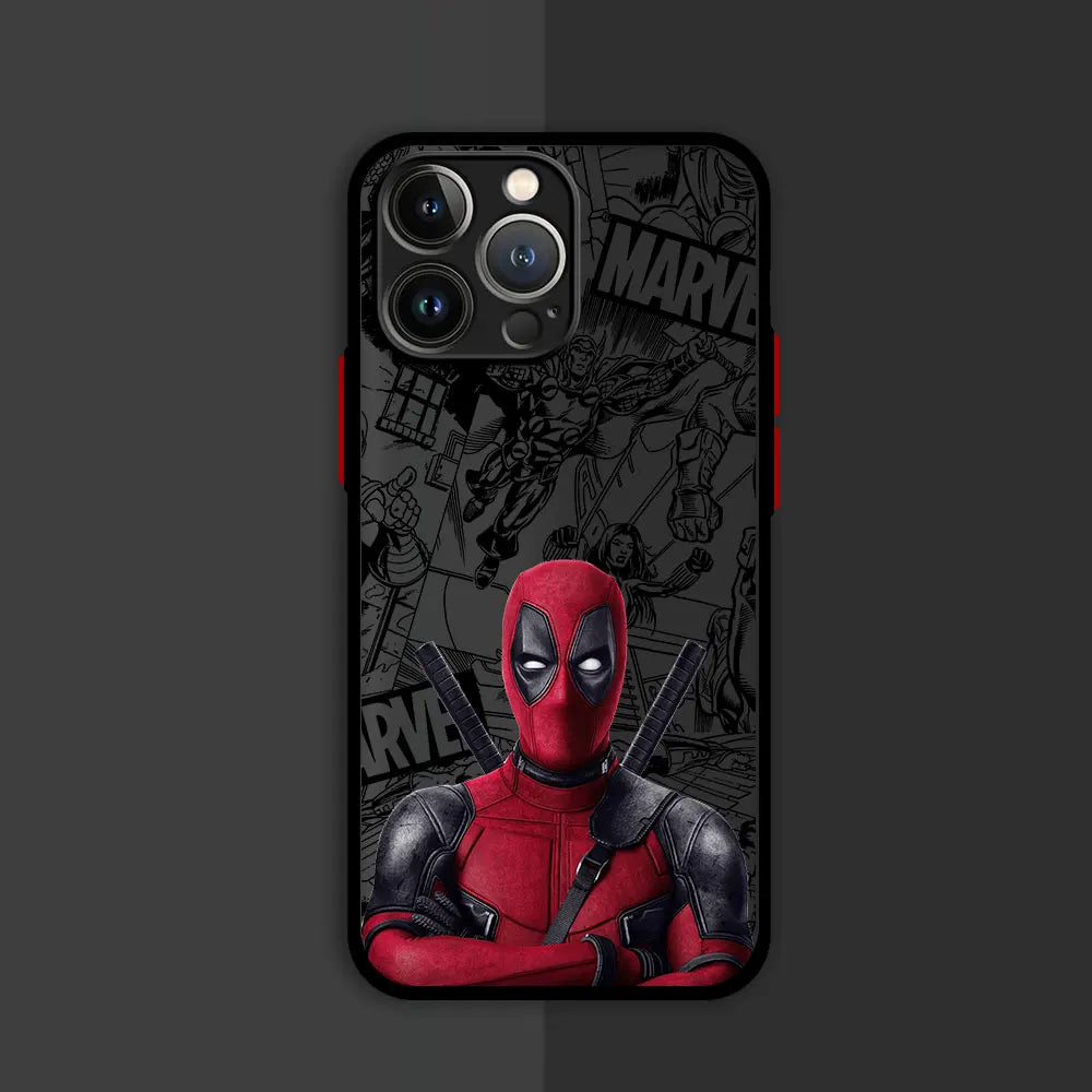 Marvel Deadpool Hard PC Luxury Matte Cover Phone Case