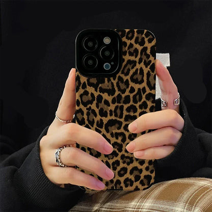 Brown Leopard Print Phone Case