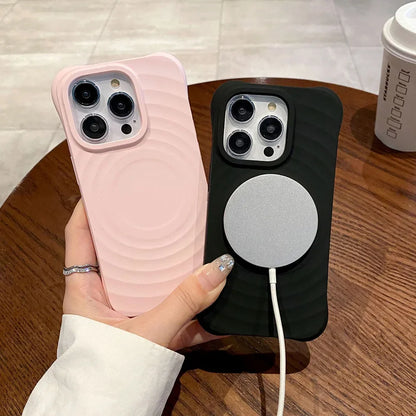 Ripple Magsafe Phone Case - White